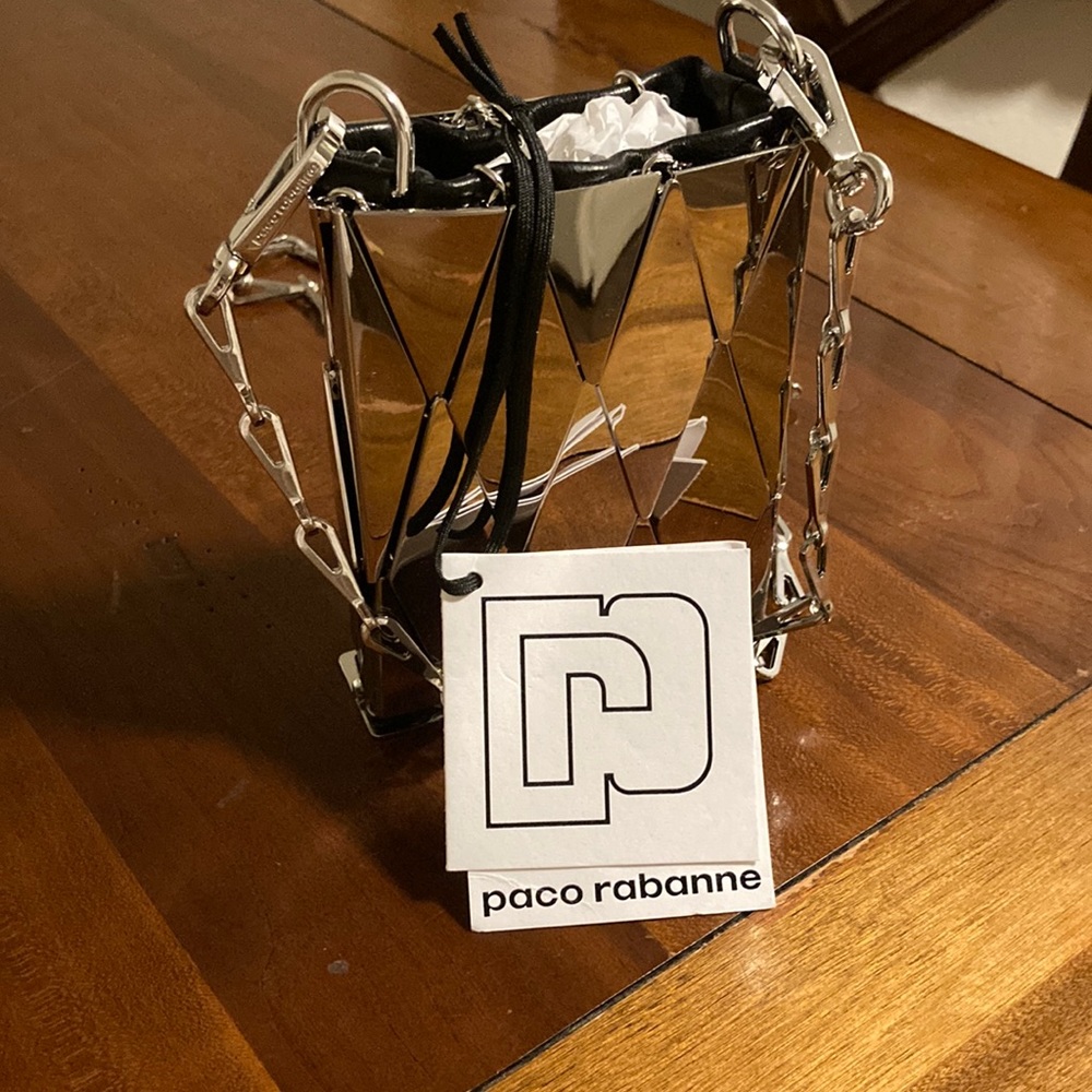 Paco rabanne purse/clutch metal